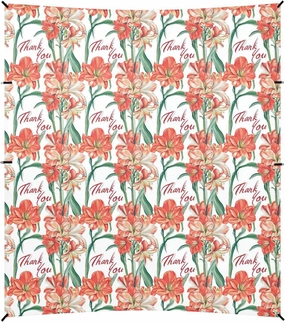 Cool Flowers White Beach Cabana UPF50 Lightweight Outdoor Sun Shade with Sand Pockets for Family Travel