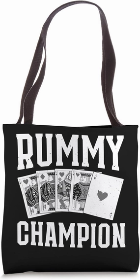 Cool Gin Rummy Design For Men Women Card Game Rummy Player Tote Bag