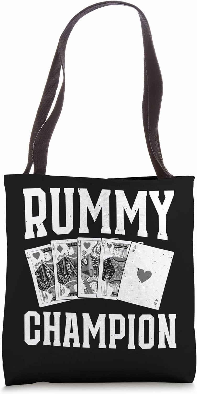 Cool Gin Rummy Design For Men Women Card Game Rummy Player Tote Bag