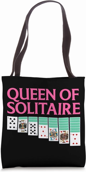 Cool Solitaire Art For Women Girl Solitaire Player Solitaire Tote Bag