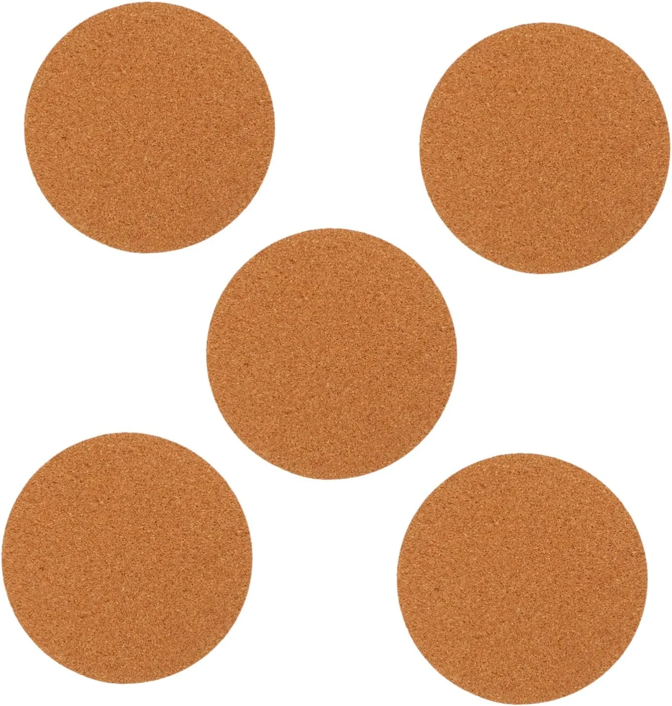 Cork Coaster Plant Saucers 5 Pack Garden Pad Cork Plant Plate Flowerpot Pad Easy Clean