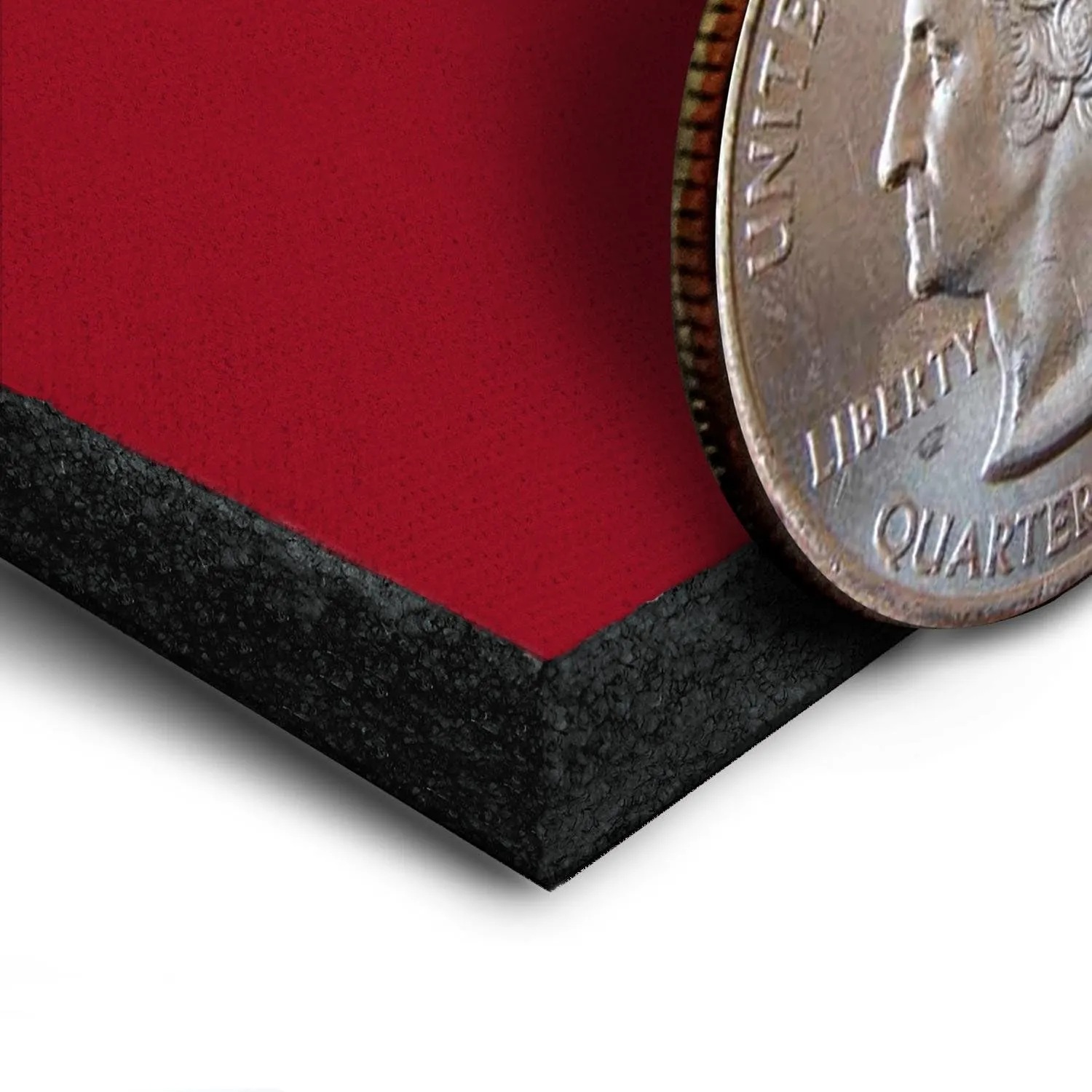 Coverking Custom Fit Rear 60/40 Bench Seat Cover for Select GMC Sierra 1500 Models - Neosupreme (Red with Black Sides)