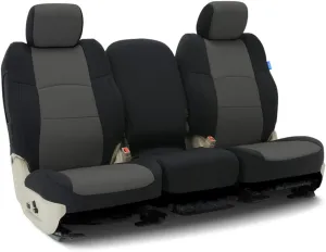 Coverking Custom Fit Seat Cover Designed for Select Honda Models: 1 Row, Neoprene Fabric, Medium Gray with Black Sides