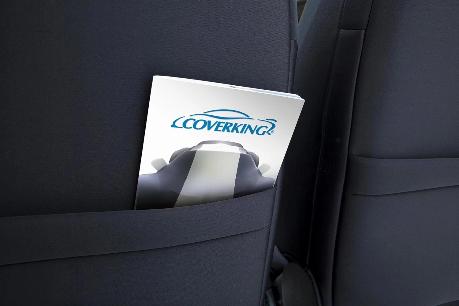 Coverking Custom Fit Front Bench Seat Cover for Select Chevrolet Models - Neosupreme (Tan with Black Sides)