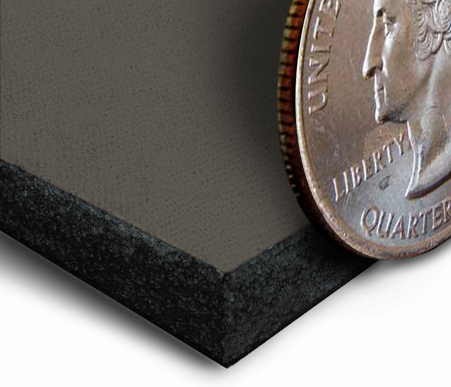 Coverking Custom Fit Rear Solid Bench Seat Cover for Select RAM 1500 Models - Neosupreme (Charcoal with Black Sides)