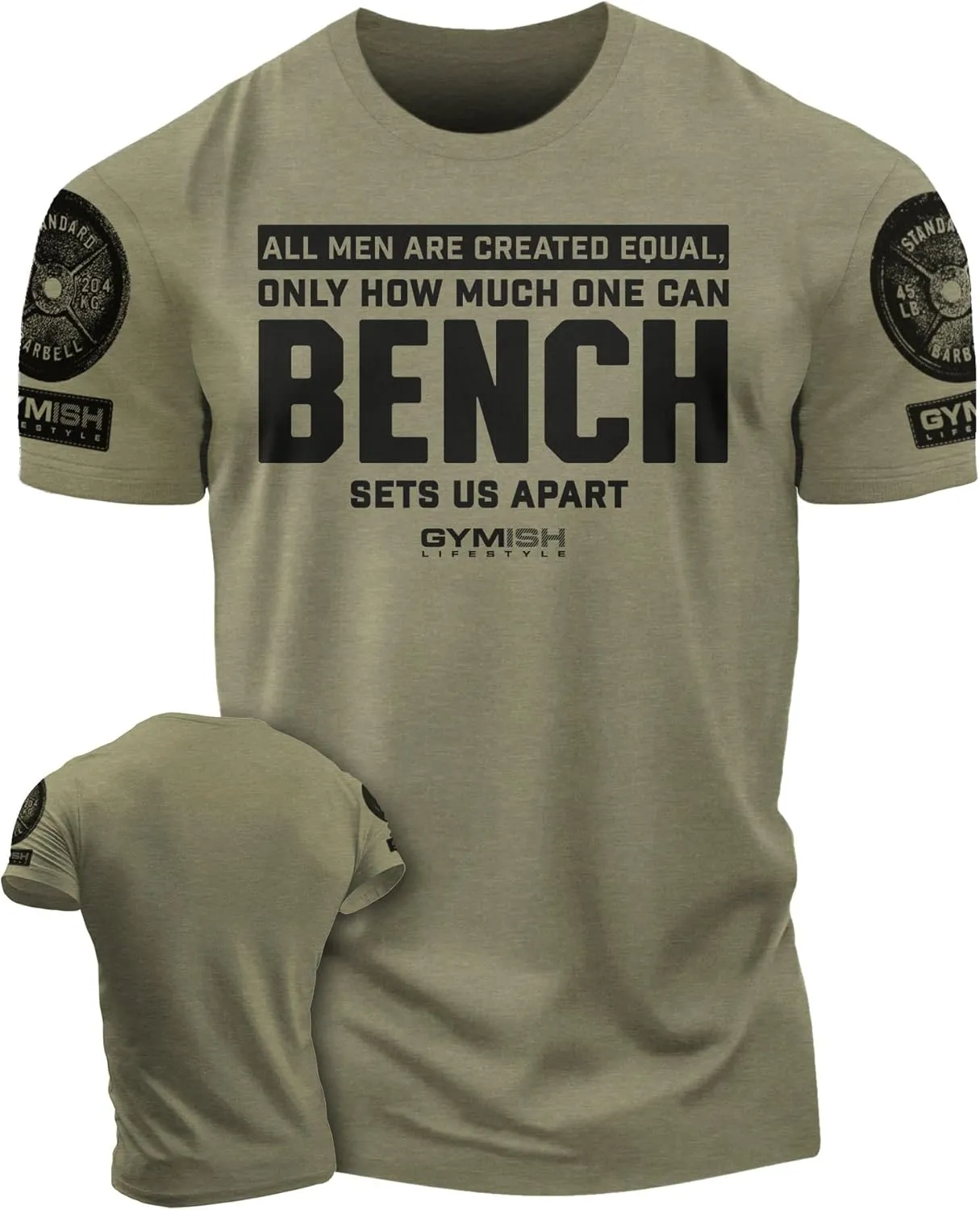 D R DETROIT REBELS Created Equal Bench Men's Graphic T-Shirts, Short Sleeve Sports Shirt