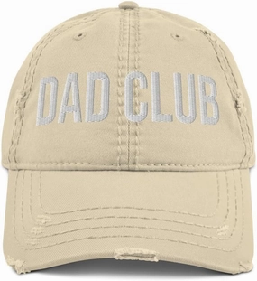 Dad Club Distressed Dad Hat Parent, Father, Cool Embroidered Hat
