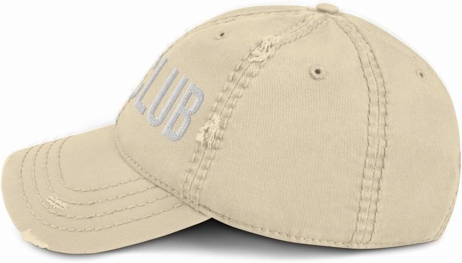 Dad Club Distressed Dad Hat Parent, Father, Cool Embroidered Hat