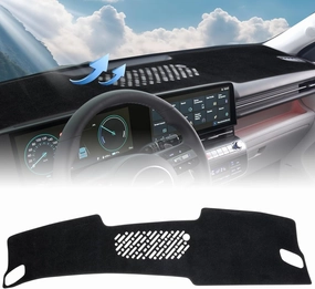 Dashboard Cover Dash Cover Mat Compatible with Hyundai Kona 2024 2025 Accessories,Dash Mat Sunshade UV Protector Non-Slip