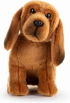 DEMDACO 5004810084 Animalcraft Bloodhound Dog Soft Brown 10.5 x 8.5 Inch Polyester Soft Cuddly Plush Stuffed Animal