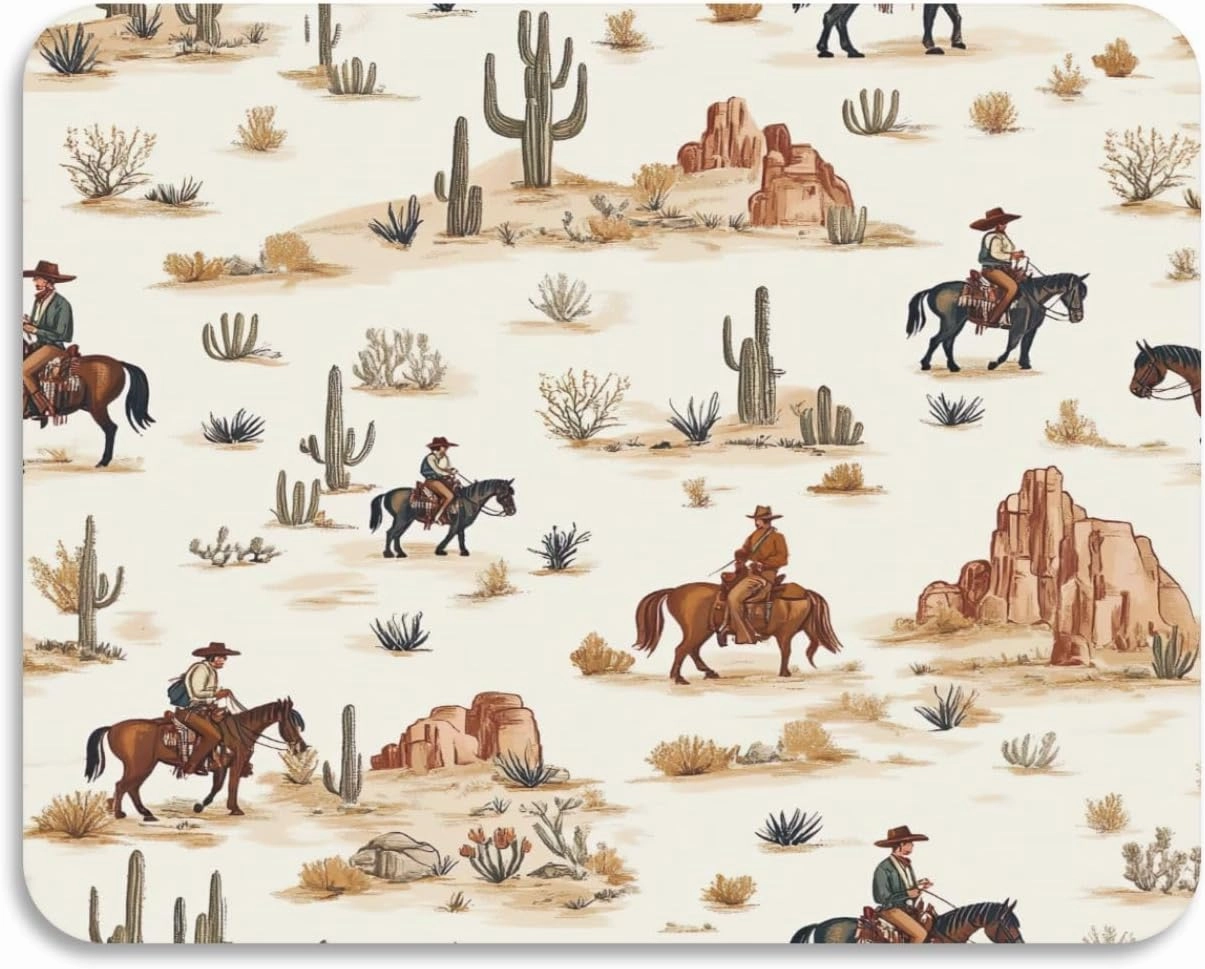 Desert Horseback Riding Dish Drying Mat for Kitchen Counter,Absorbent Kitchen Drying Mat Non-Slip Coffee Bar Mat Accessories 23.6x19.7inch