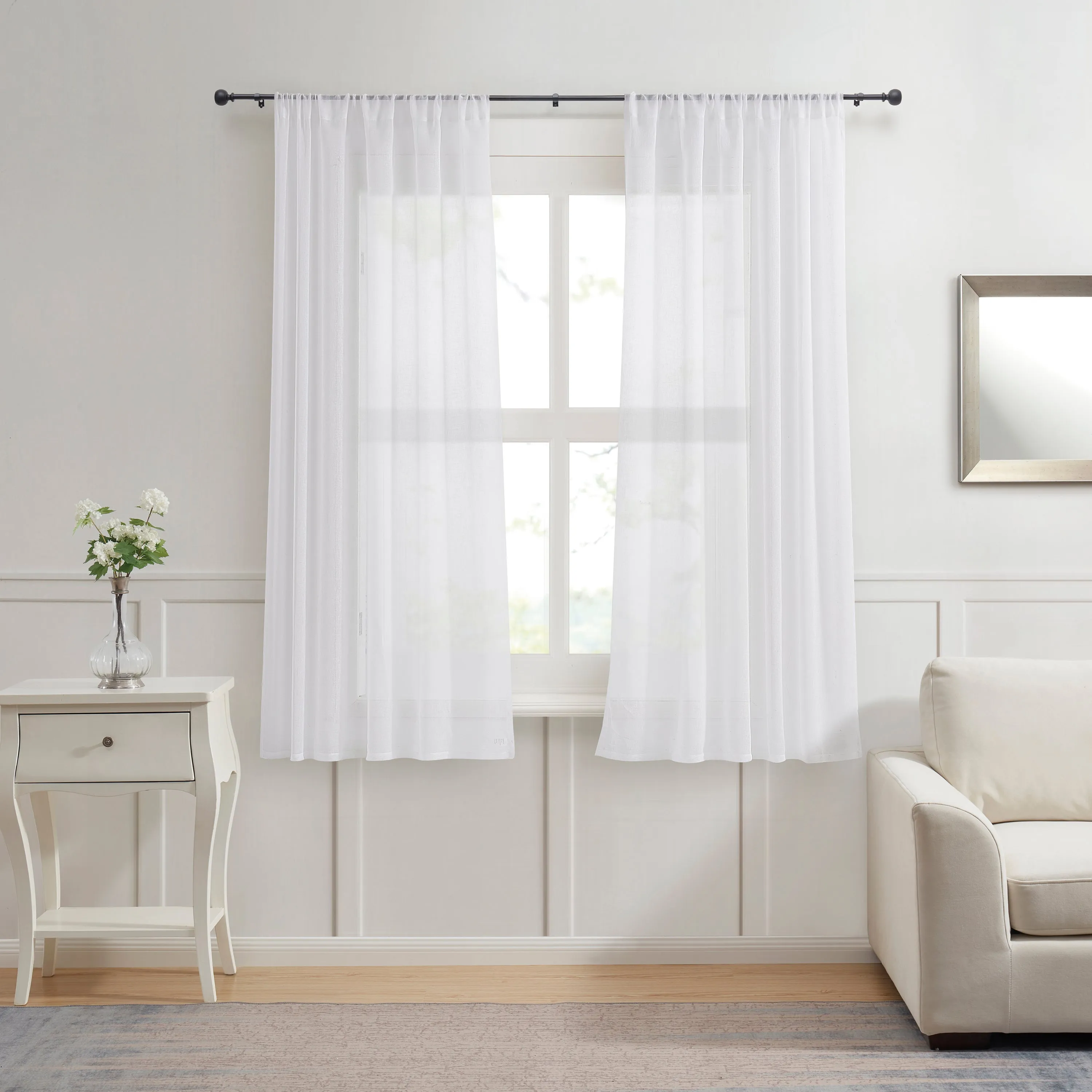 DKNY Griffin Curtain Rod Set