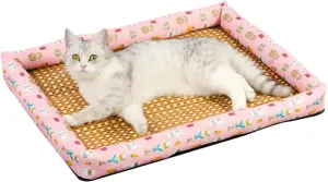 Dog Cooling Mat | Hot Weather Cat Cooling Pad Bed | Scratch Resistant, Washable Pet Furniture for Home Indoor Outdoor Resting Sleeping Playing