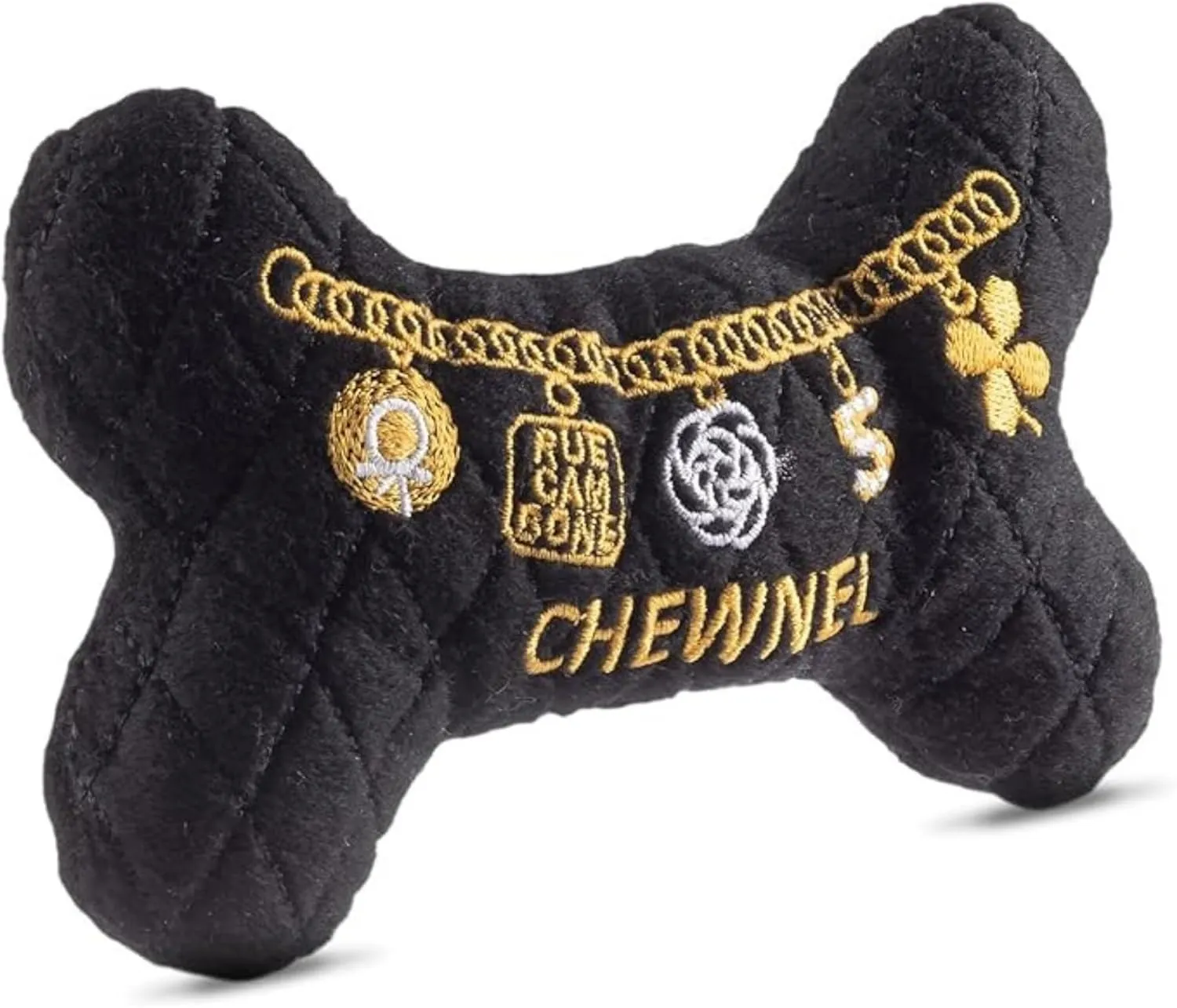 Dog Diggin Designs Runway Pup Collection | Unique Squeaky Parody Plush Dog Toys – Prêt-à-Porter Dog Bones, Balls & More
