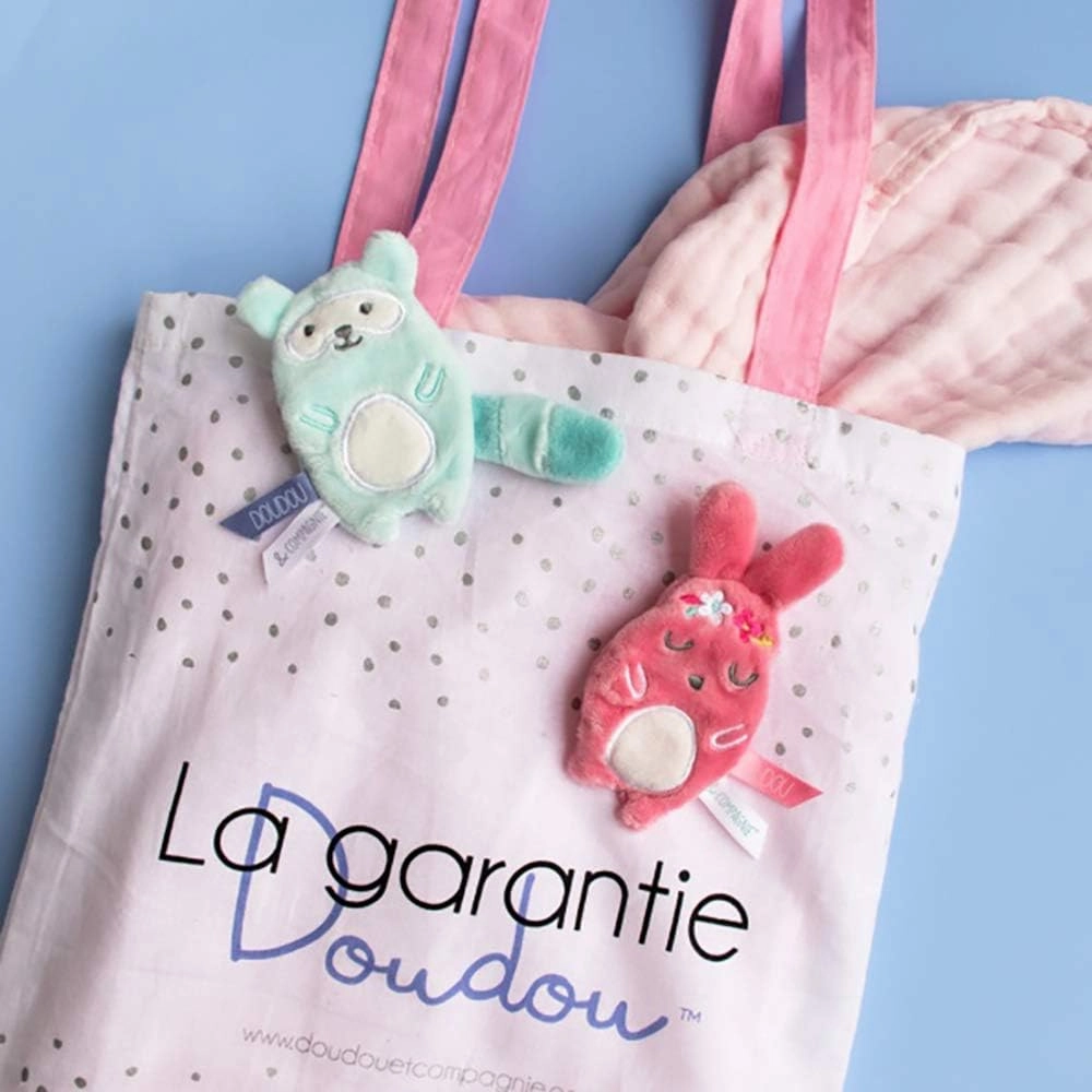 Doudou et Compagnie - DC2122 Sweet Rabbit Soft Toy Gift Box Pink 26 cm