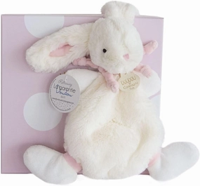 Doudou et Compagnie - DC2122 Sweet Rabbit Soft Toy Gift Box Pink 26 cm