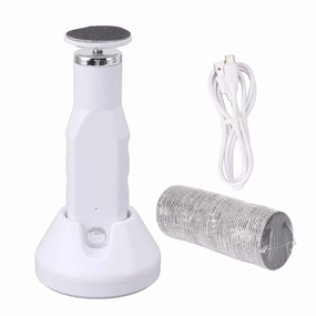 Electric Foot File, Portable Rechargeable Pedicure Tool, USB Interface, Removable Washable, Ideal for Dry Dead Cracked Hard Skin