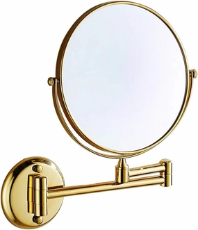 ELTOX 3X Magnification Makeup Vanity Mirror,Two-Sided Wall Mounted Cosmetic Mirror 360°Swivel Extendable Bathroom Mirror,Black