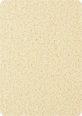 Enkosi Loofah Non-Slip Shower Mat - Shower Floors, Bathtub, Bathrooms, Wet Areas - Cushioned Bath Mat with Drain Holes - Quick Dry PVC, Secure Safety Pad Without Suction Cups (32x24 Light Beige)