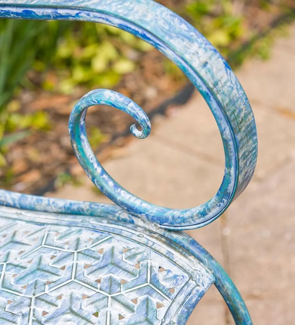 Evergreen Garden Mermaid Garden Bench Outdoors & Indoors | Cast Iron Metal Patio Bench | Outdoor Seating Furniture | Seats for Park, Porch, Deck, Yard