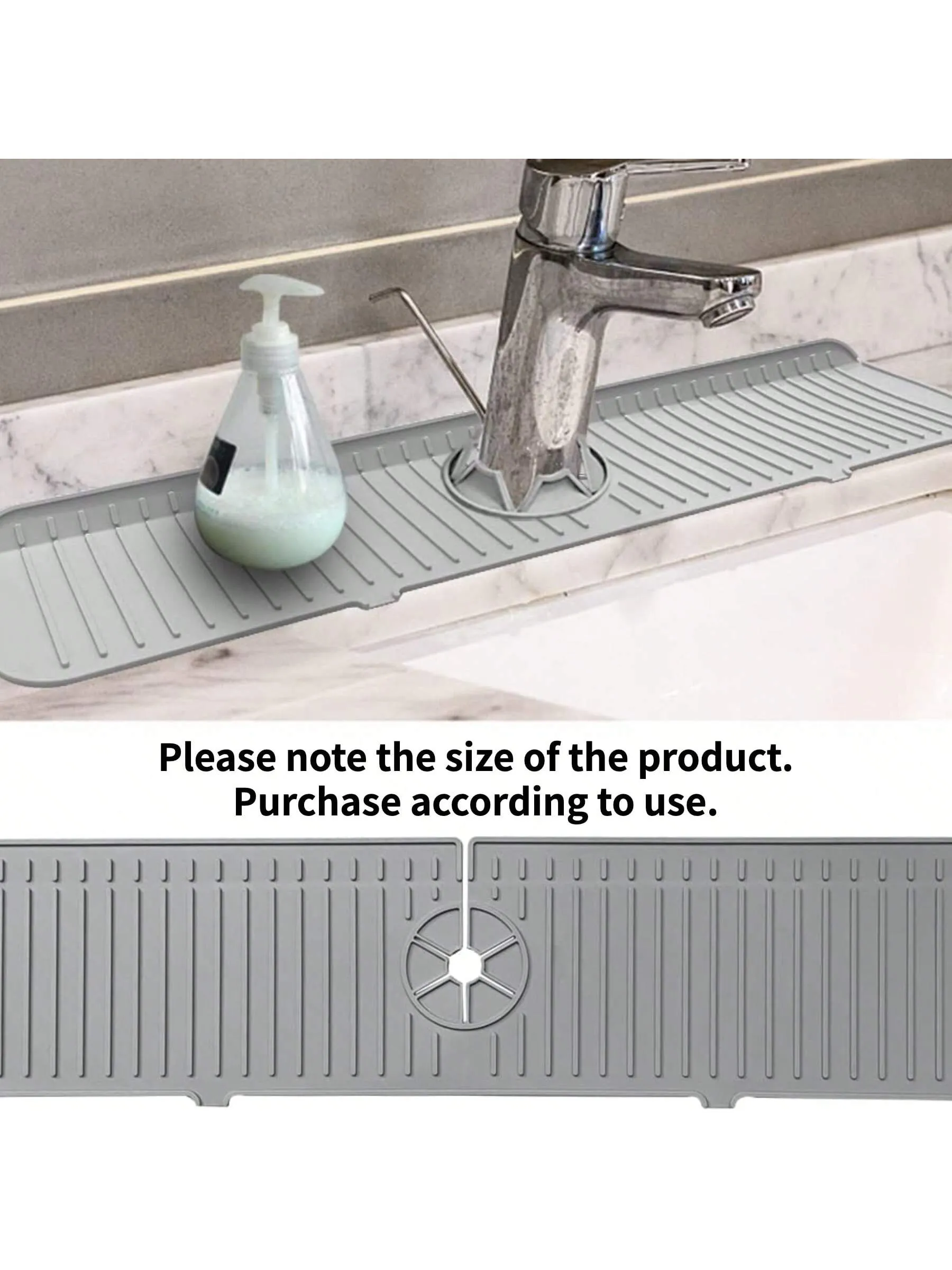 Fashionable Simple Style Hand Wash Basin Drain Mat