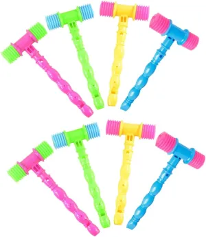 FAVOMOTO Squeeking Hammer Toy for Boys and Girls 8pcs Boys and Girls Music Toys Baby Musical Toys Fine Craftsmanship
