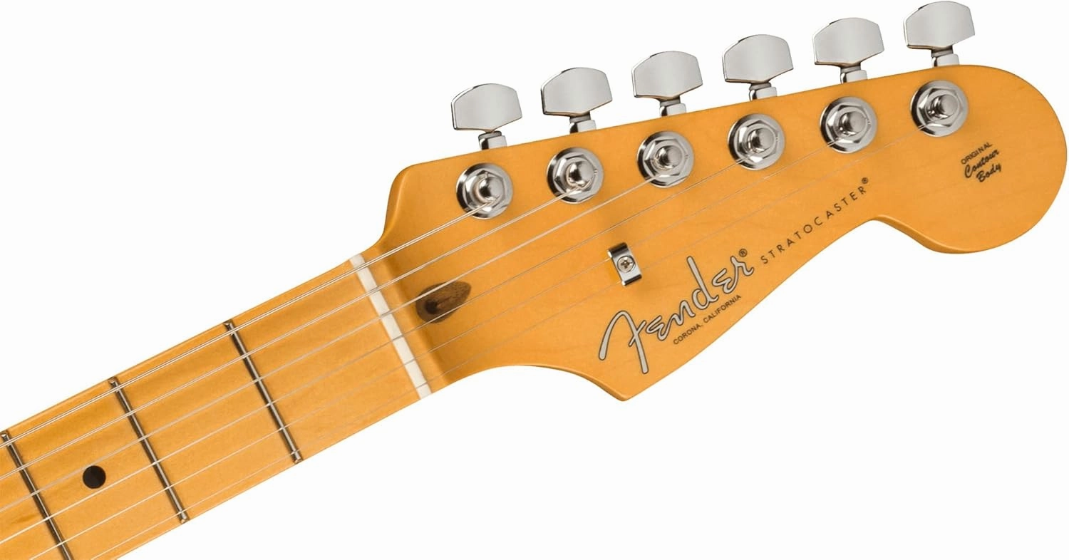 Fender American Professional II Stratocaster - Black Bundle with Case, Strap, Cable, and Guitar Cleaning Kit