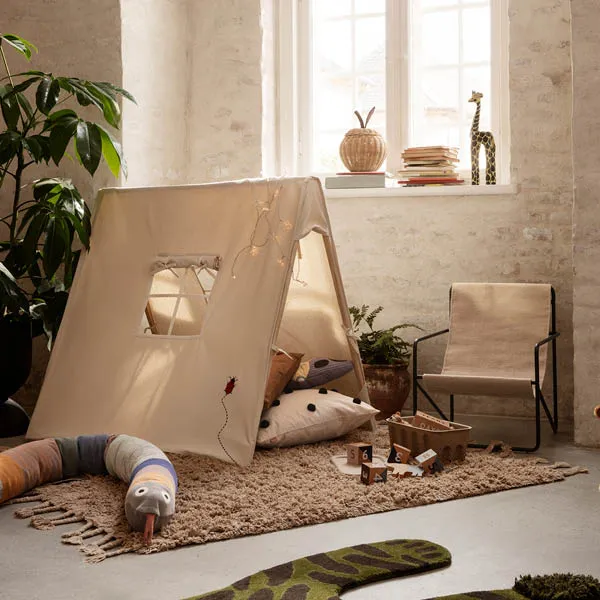Ferm Living  Tent with ladybirds Natural