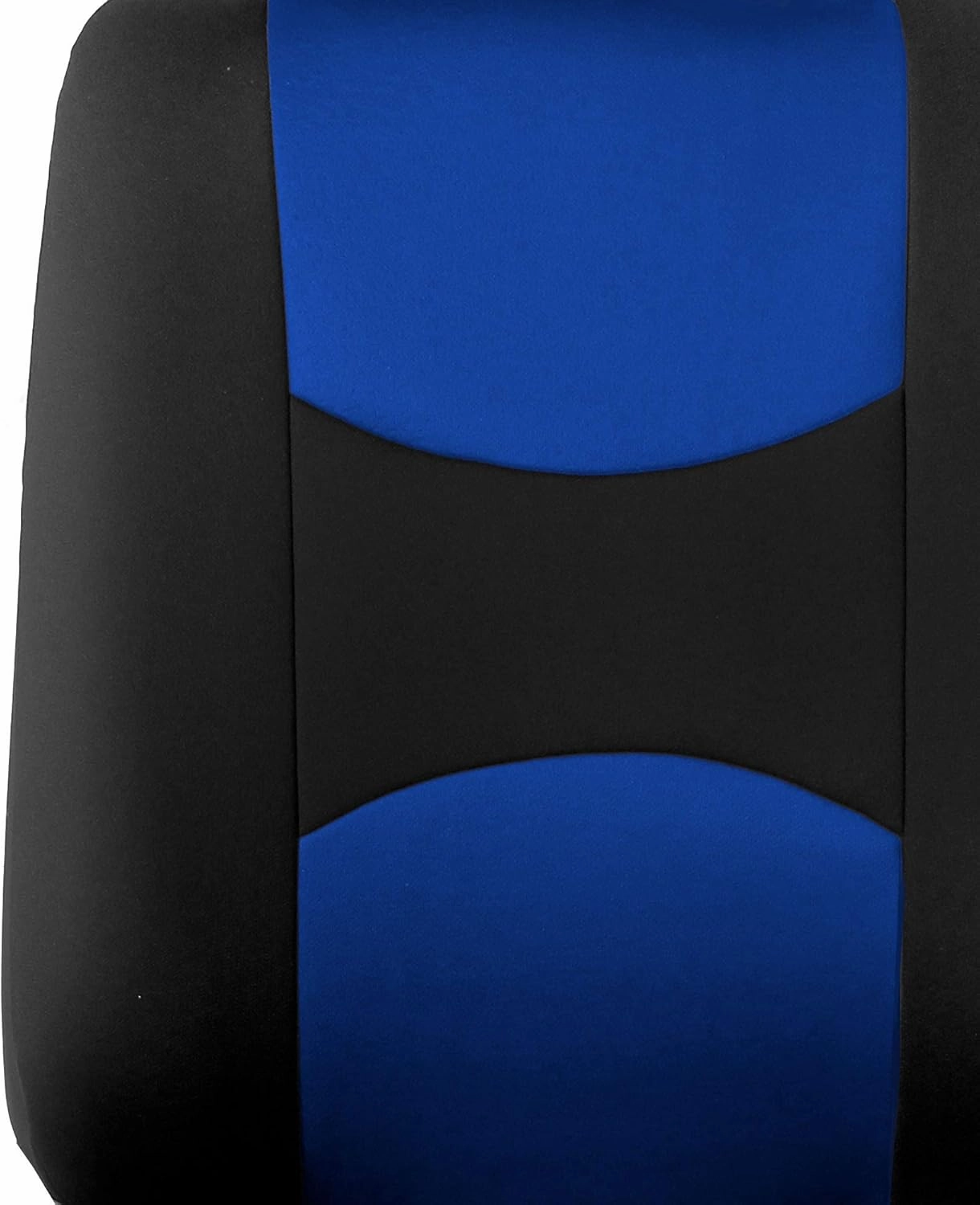 FH Group Car Seat Cover Rear Seat Cover for Back Seat Cloth - Universal Fit for Cars with Solid Bench, Blue Car Seat Protector for Dogs and Kids, Car Interior Accessories for SUV, Sedan, and Van