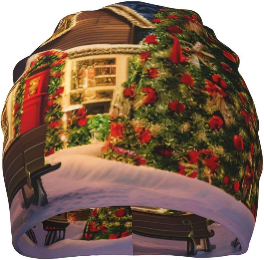 Firefly and Lantern Knitted Hatâ€“Elastic Beanie Without Brim,Casual Dapper Beanie for All-Season Outdoor Activities