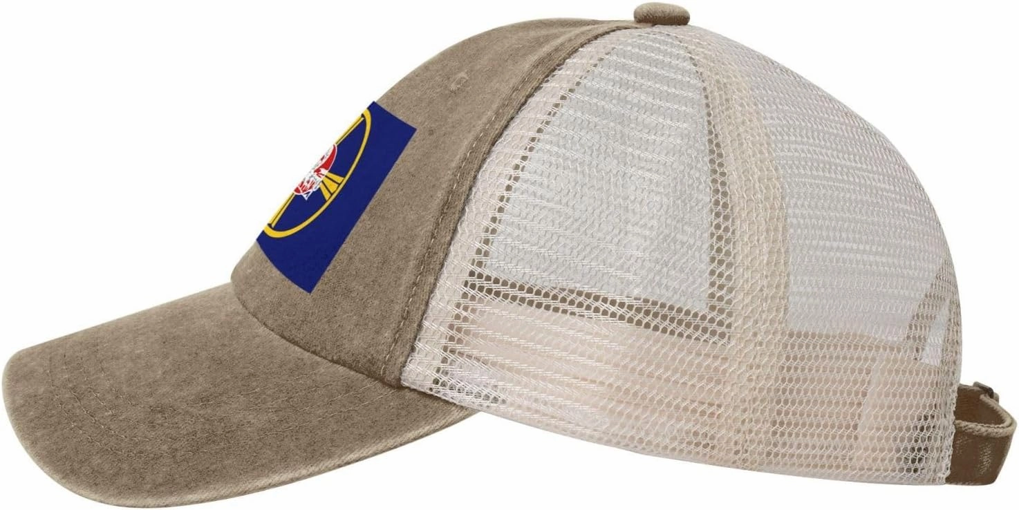 Flag of Omaha, Nebraska Baseball Cap for Men Women Adjustable Mesh Trucker Hat Golf Ball Caps