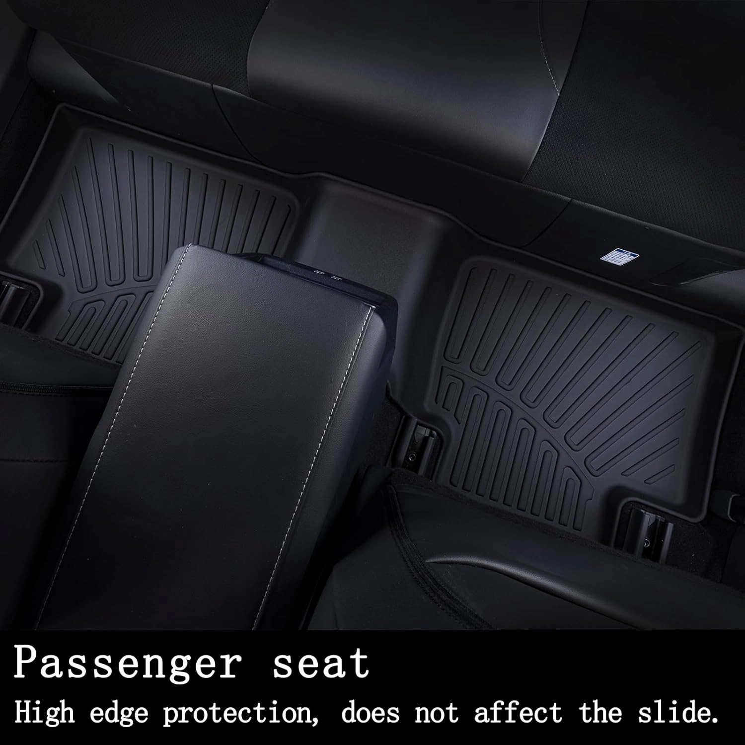 Floor Liners & Cargo Liners for 2020-2024 2025 Kia Telluride 7&8 Seats with Backrest Protection,TPE All Weather Protection 3 Rows Car Floor Mats with Trunk Mat Covering The backrest