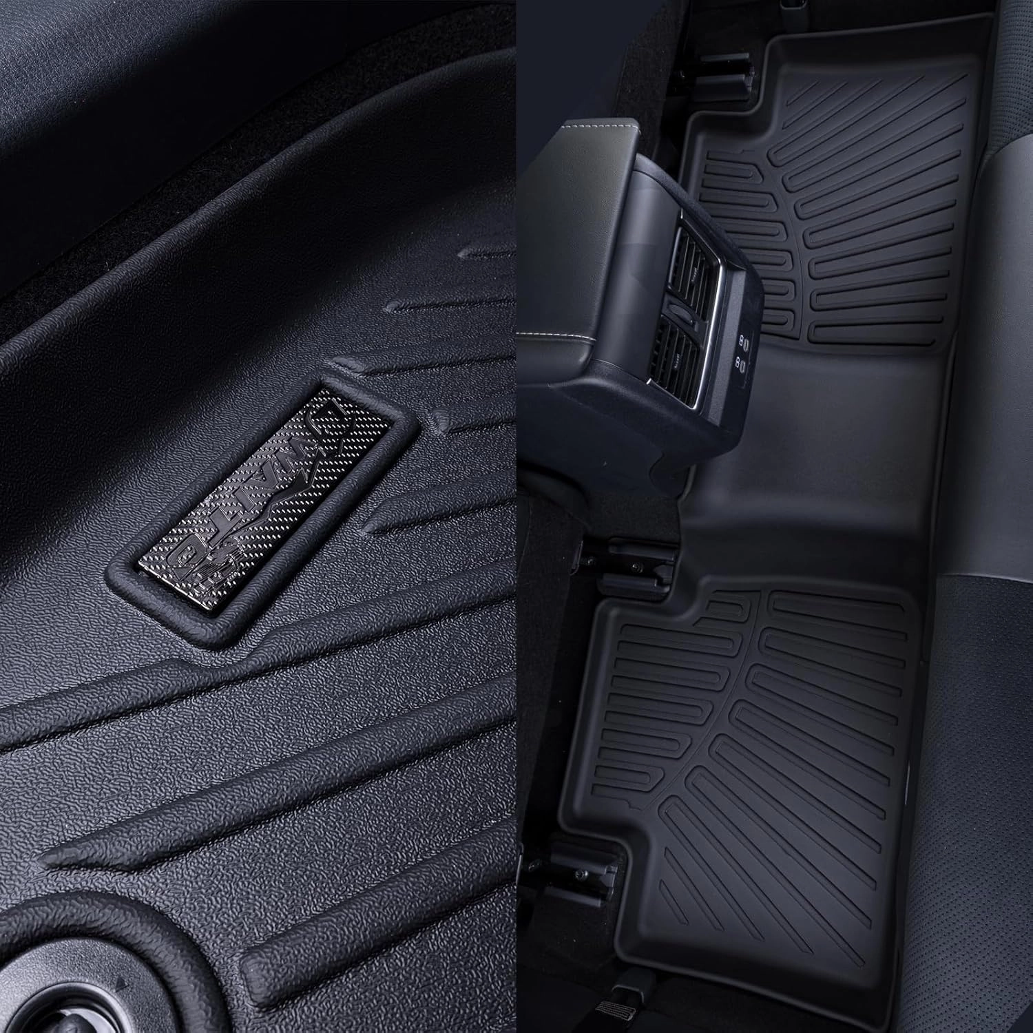 Floor Mats & Cargo Liners for 2011-2017 Honda Odyssey 7 Seats,TPE All Weather Protection Car Floor Liners with Trunk Mat Accessories