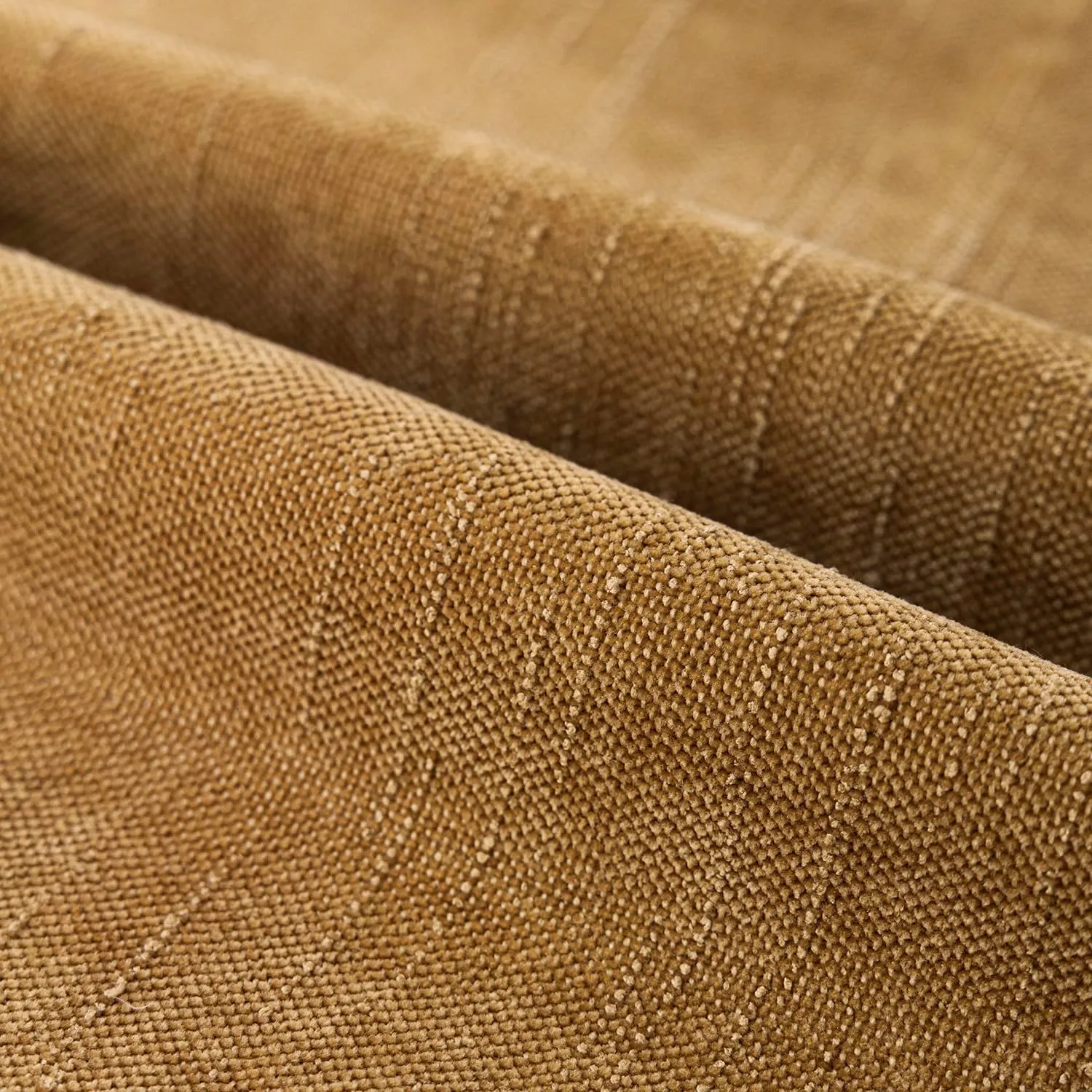 Foindtower Set of 2 Soft Textured Chenille Throw Decorative Pillow Covers Square Accent Solid Cushion Cover Neutral Farmhouse Pillow Case for Couch Sofa Bedroom Living Room 20x20 Inch,Golden Brown