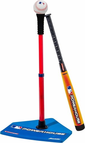 Franklin Sports MLB Adjust-A-Hit T-Ball Set Blue/Red, 5 - 18 years includes Tee, Ball, & Bat