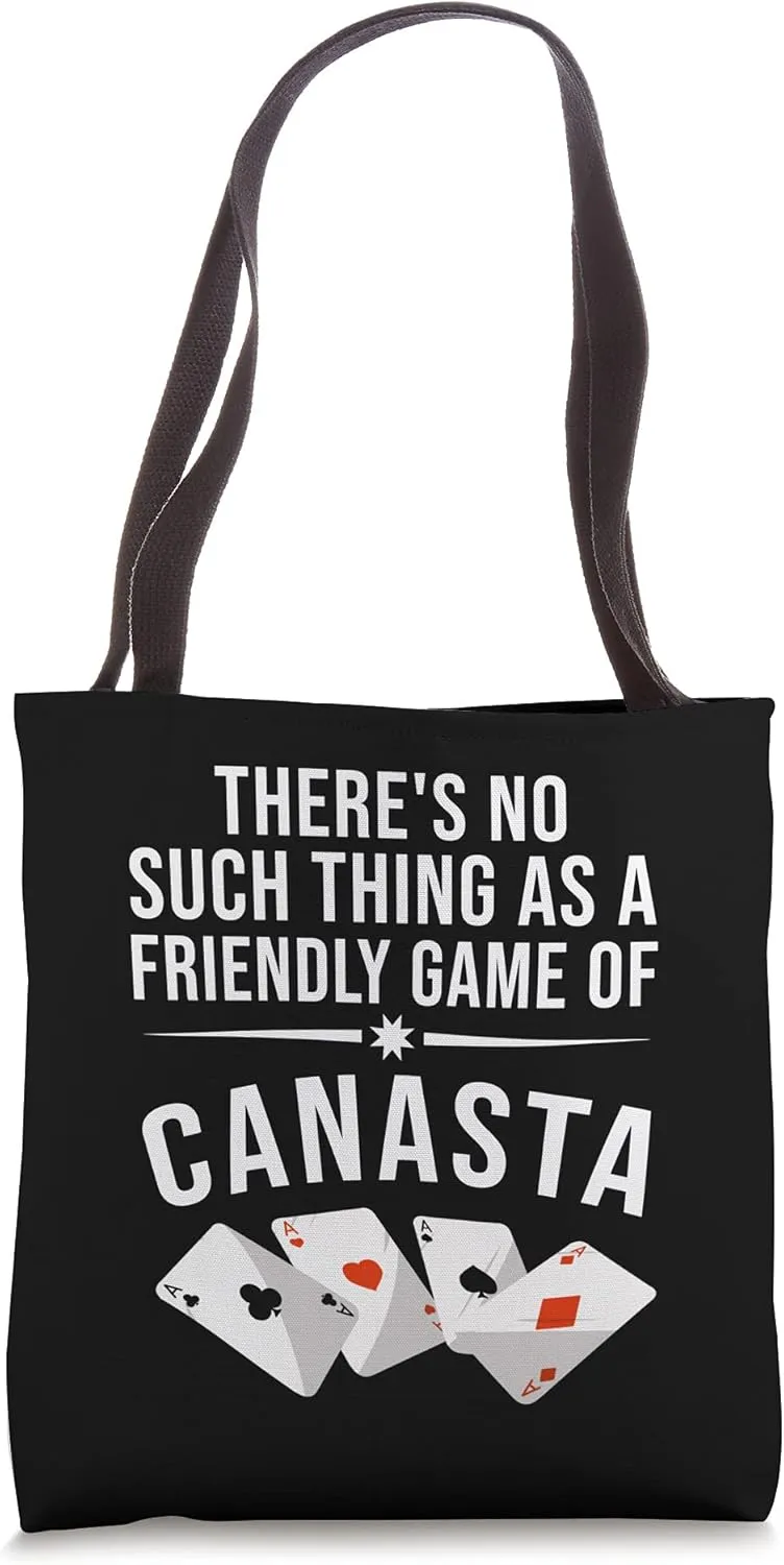 Funny Canasta Card Game Gift | Cute Rummy Player Men Women Tote Bag
