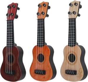 Gadpiparty 3pcs Mini Ukulele Blow up Guitar Classical Ukulele Toys Childrens Ukulele Toy Ukeleles for Kids Toy Guitar Small Guitar for Kids Toy Instrument Toddler Birthday Present Plastic Boy