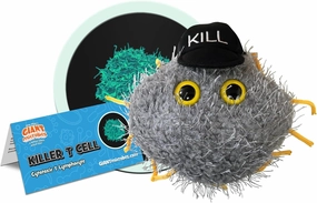 GIANTmicrobes Killer T-Cell Plush - Learn About Blood, Health and The Immune System, Memorable Gift for Friends, Family, Students, Doctors, Teachers and Scientists