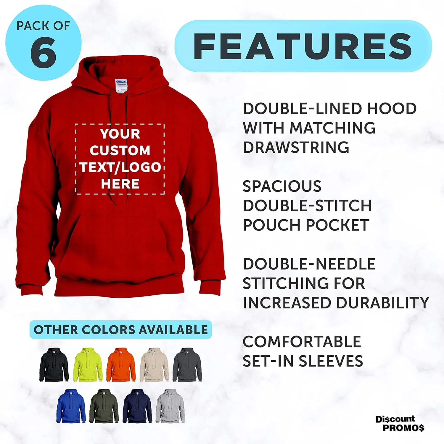 Gildan Adult Hoodies for Men and Women, Comfortable Cotton Unisex Sweatshirt with Hood