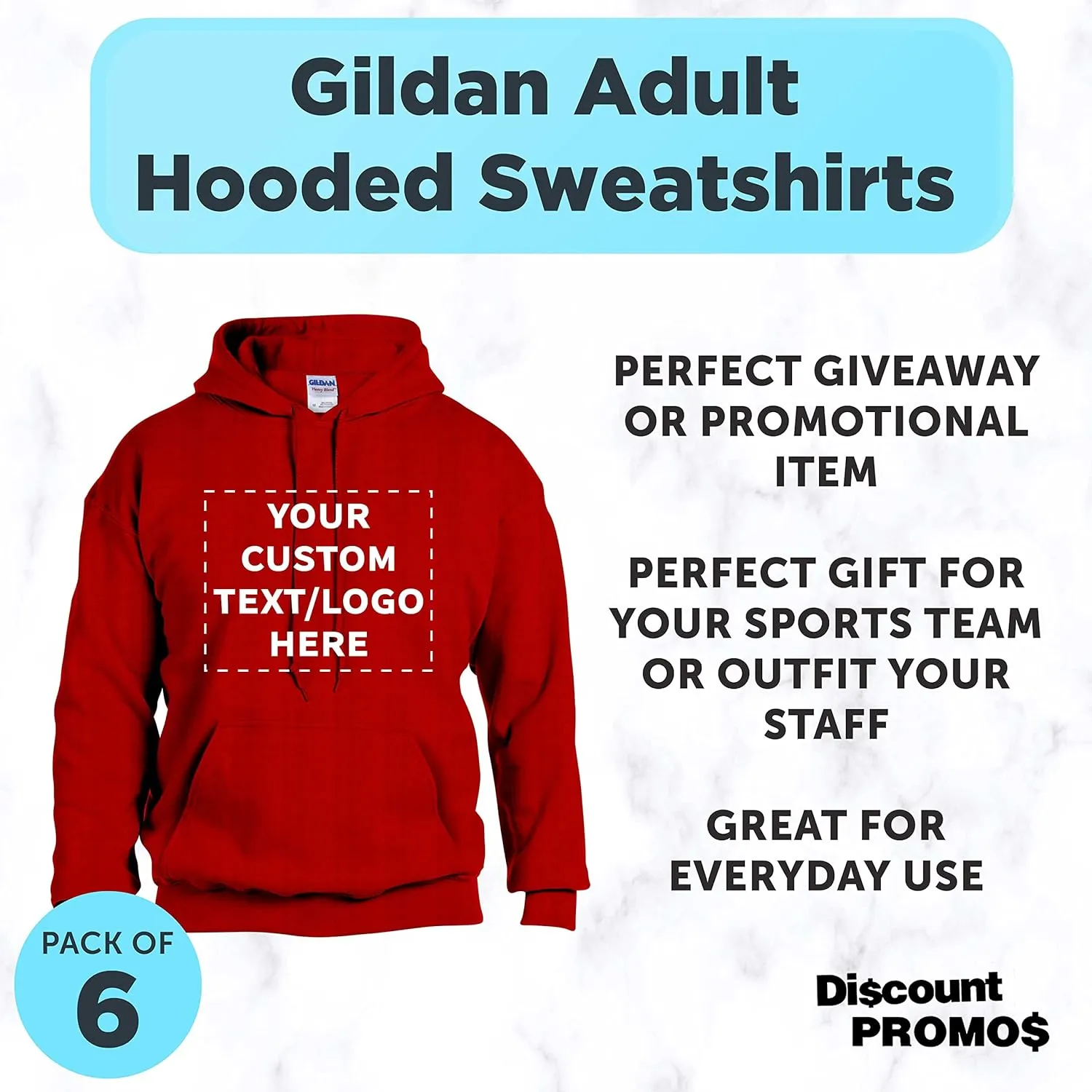Gildan Adult Hoodies for Men and Women, Comfortable Cotton Unisex Sweatshirt with Hood