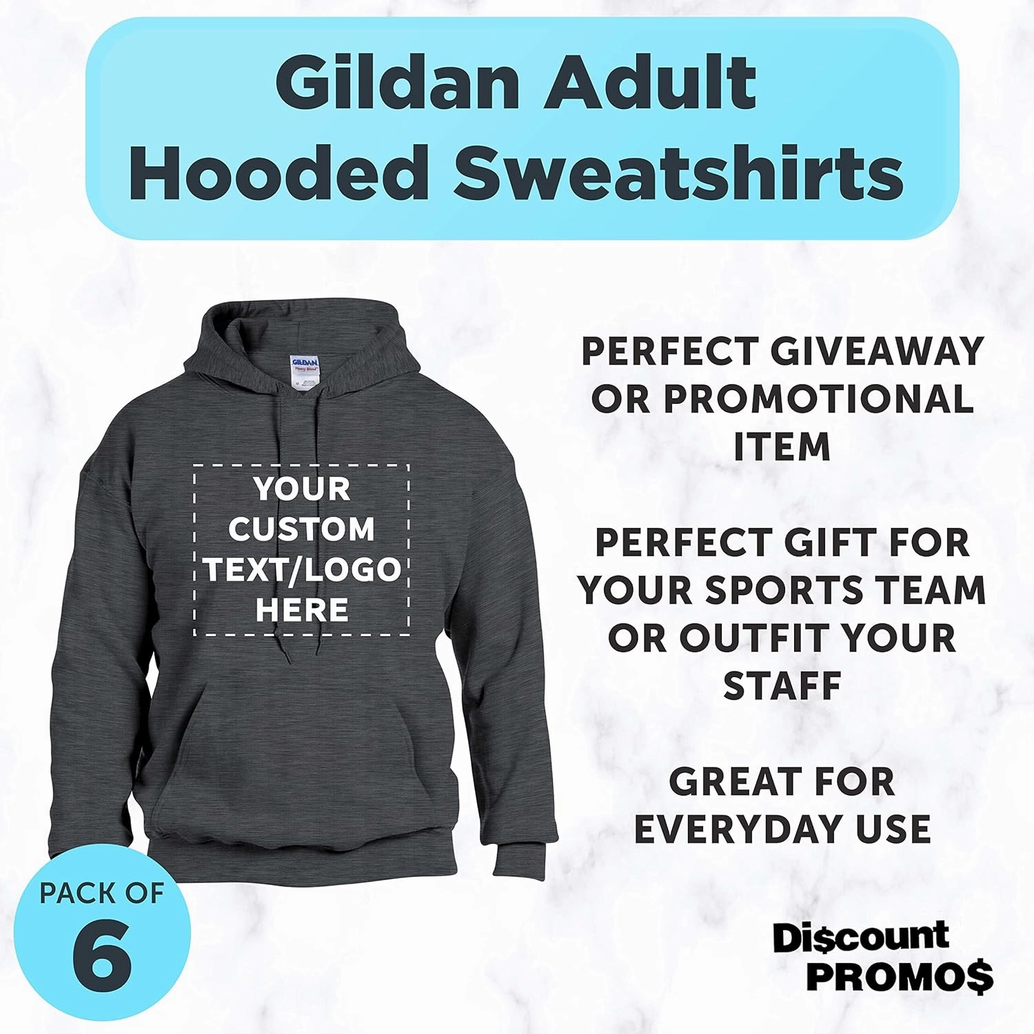 Gildan Adult Hoodies for Men and Women, Comfortable Cotton Unisex Sweatshirt with Hood