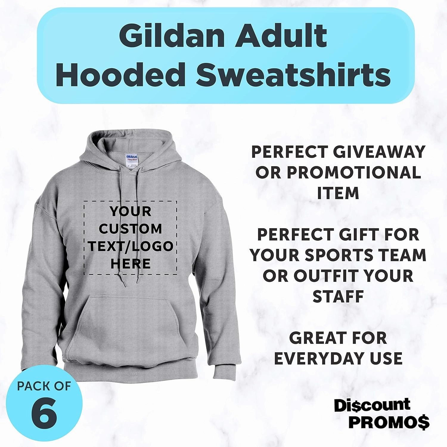 Gildan Adult Hoodies for Men and Women, Comfortable Cotton Unisex Sweatshirt with Hood