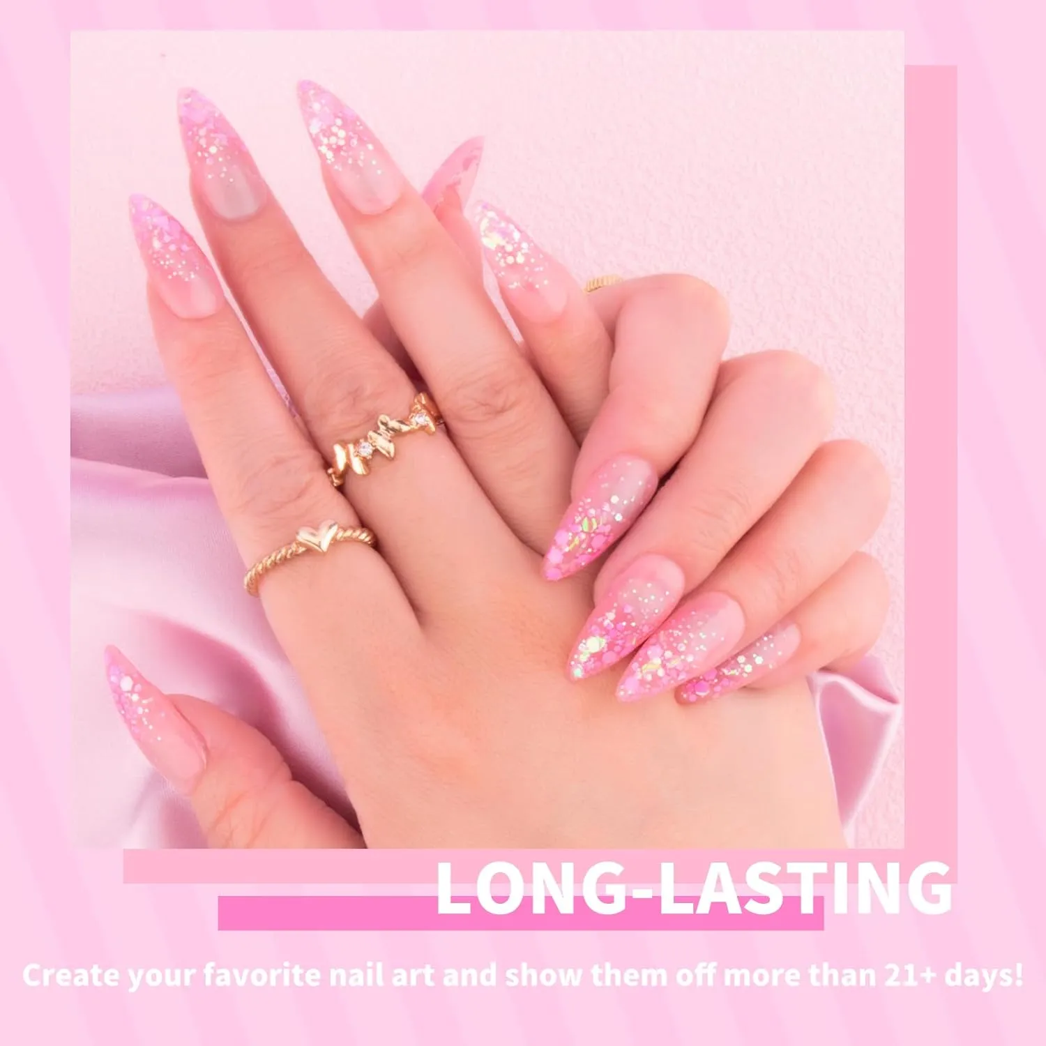 Glitter Gel Nail Polish Set -12 Colors Sparkle Sequins Gel Polish Resplendent Colorful Trendy Translucent Glitter Solid Gel Nail Polish Kit Soak Off UV LED for Home DIY Salon with Brush
