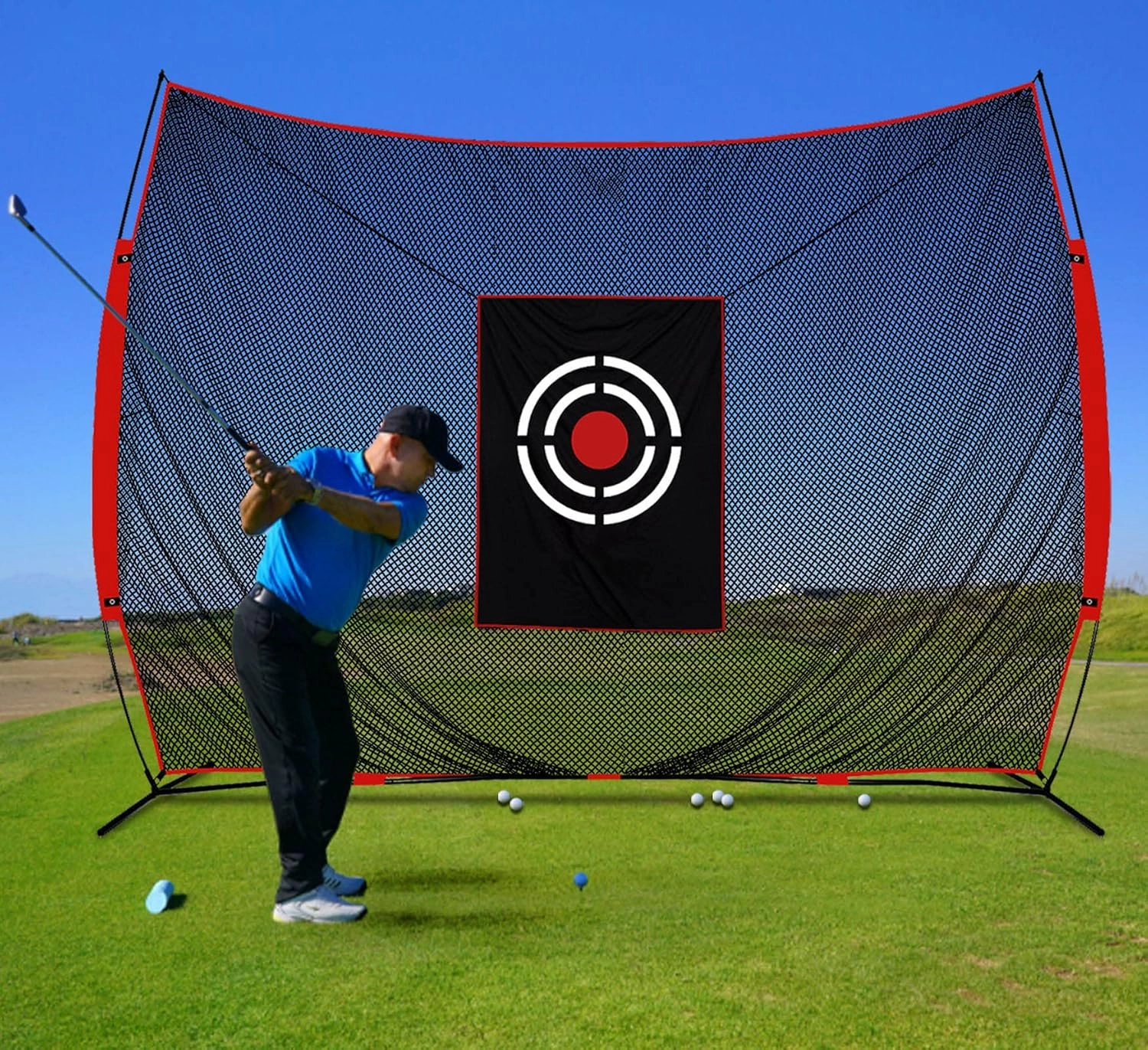 Golf Practice Hitting Nets for Backyard Driving Indoor Use Heavy Duty Practice Golf Driving Pitching Nets for Backyard