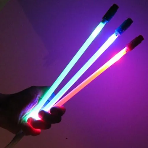 GP GLOWPRODUCTS.COM Light Up LED Marker Ground Stakes (Set of 12) - LED Light Stick Markers