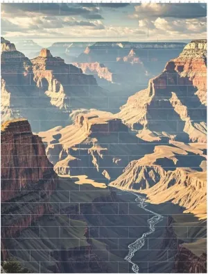 Grand Canyon Arizona Building Block Puzzle Personalized Building Bricks for Adults Square Shaped Block Puzzle Building Valentine's Day Gifts for Home Decor Brick Puzzle