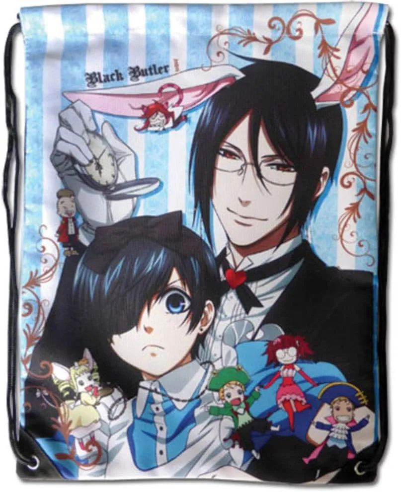 Great Eastern Entertainment Black Butler 2- Ciel In Wonderland Drawstring Bag