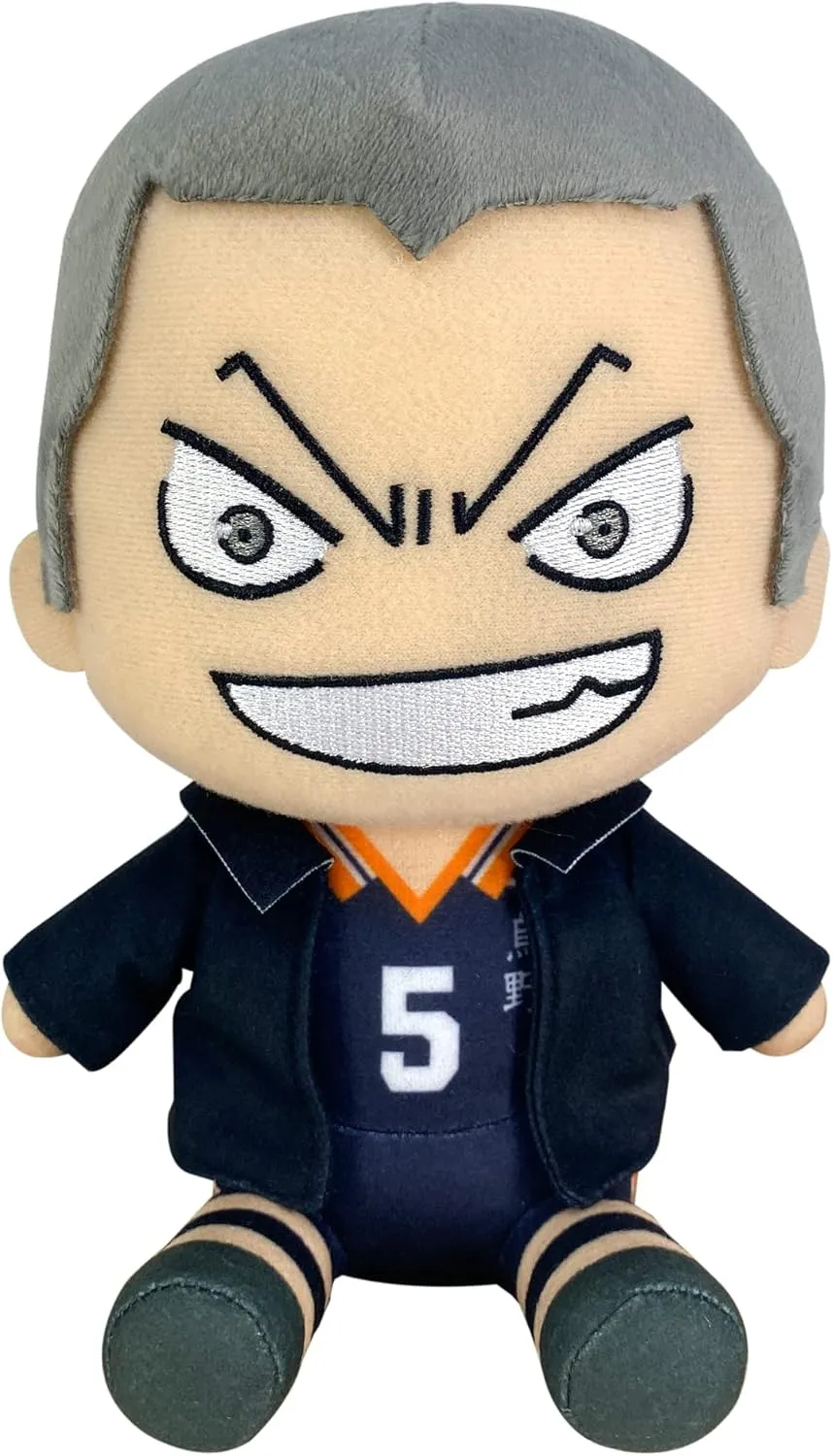 Great Eastern Entertainment Haikyu S3 - Ryunosuke Tanaka Jacket Sitting Pose Plush 7" H