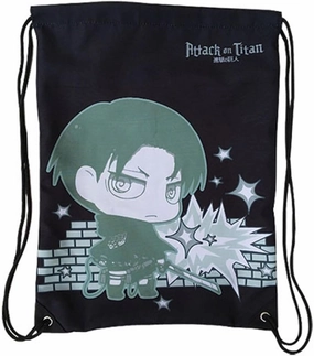 Great Eastern Entertainment Attack On Titanlevi Drawstring Bag