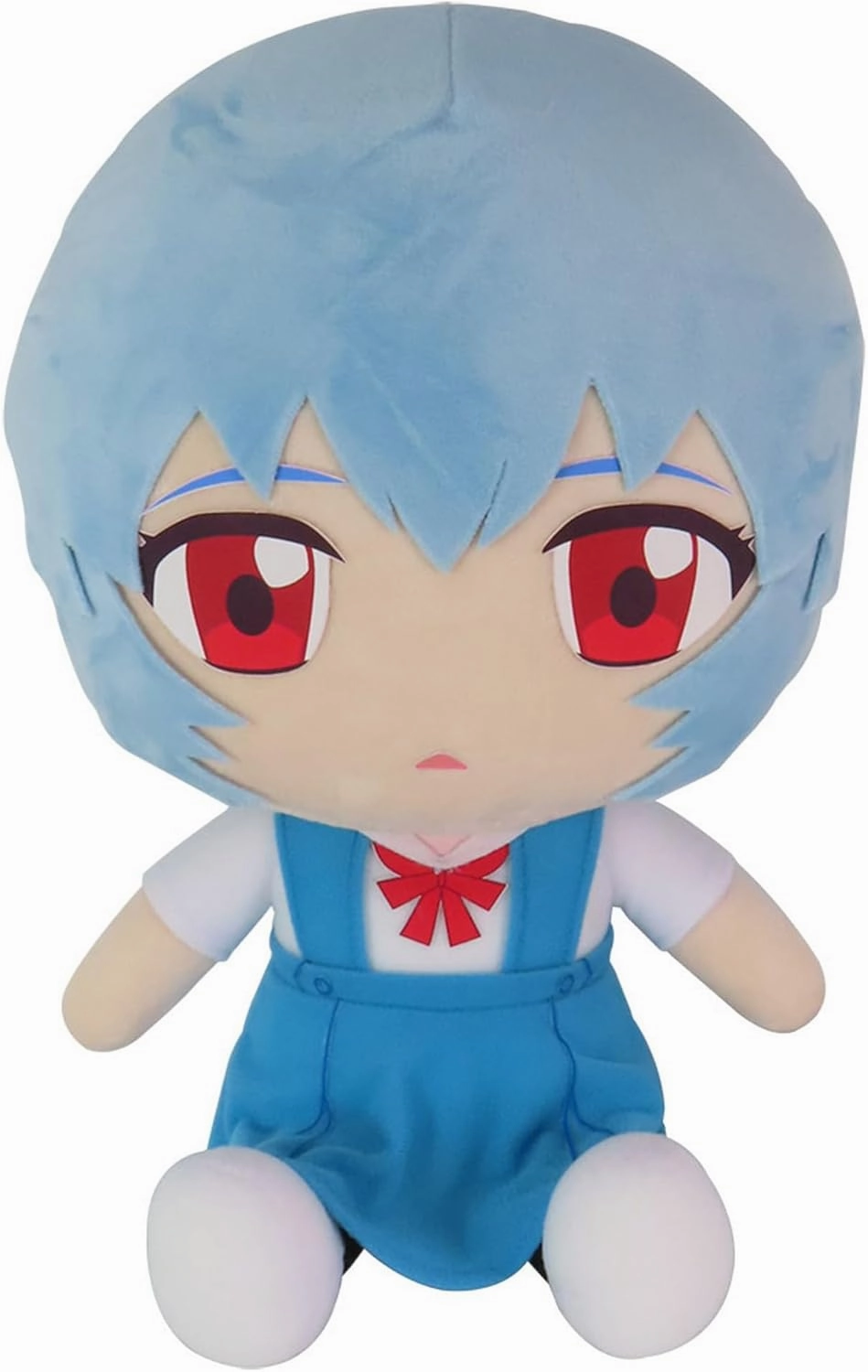 Great Eastern Entertainment Evangelion New Movie - Rei Ayanami Uniform Sitting Plush 12" H